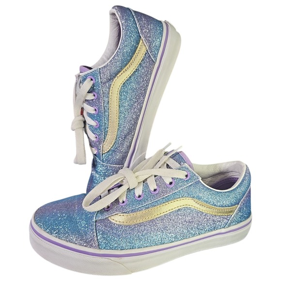 Vans Old Skool Kids "Ombre Glitter" - Picture 1 of 9